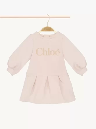Abito con logo a maniche lunghe per bambini Abito con logo a maniche lunghe per bambini