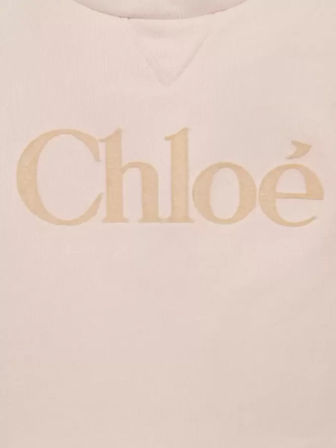 Abito con logo a maniche lunghe per bambini Abito con logo a maniche lunghe per bambini