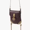 Borsa a patta con catena Château Treasures in pelle martellata Borsa a patta con catena Château Treasures in pelle martellata