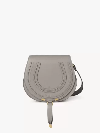 Borsa a sella Marcie in pelle granata