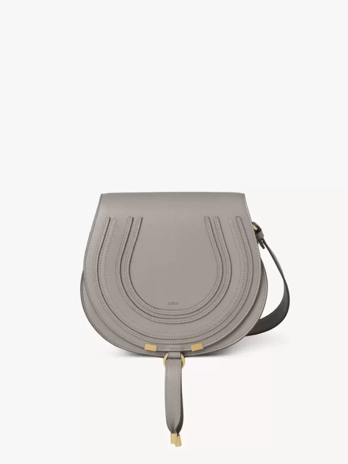 Borsa a sella Marcie in pelle granata Borsa a sella Marcie in pelle granata