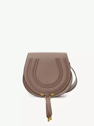 Borsa a sella Marcie in pelle granata Borsa a sella Marcie in pelle granata