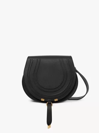 Borsa a sella Marcie in pelle granata
