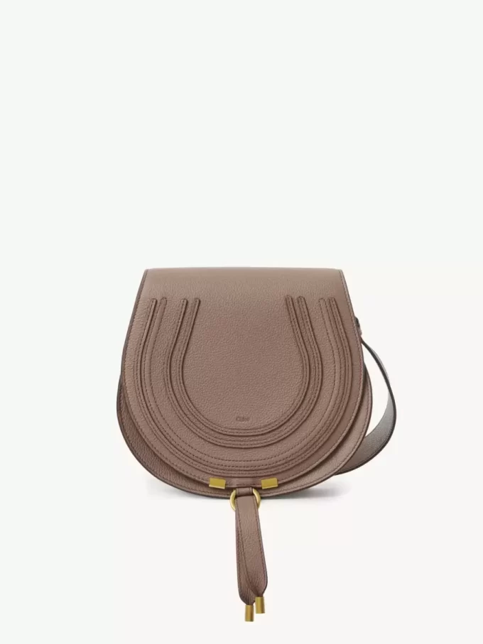 Borsa a sella Marcie in pelle granata Borsa a sella Marcie in pelle granata