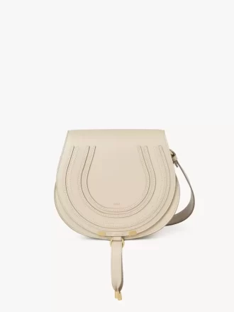 Borsa a sella Marcie in pelle granata
