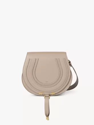 Borsa a sella Marcie in pelle granata