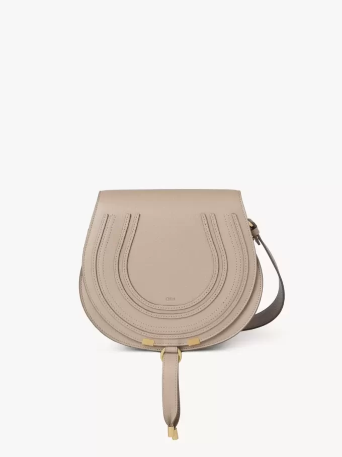 Borsa a sella Marcie in pelle granata Borsa a sella Marcie in pelle granata