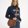 Borsa a sella Marcie in pelle granata Borsa a sella Marcie in pelle granata