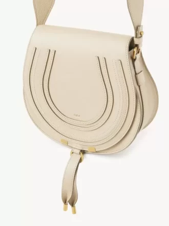 Borsa a sella Marcie in pelle granata