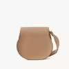 Borsa a sella Marcie in pelle granata Borsa a sella Marcie in pelle granata