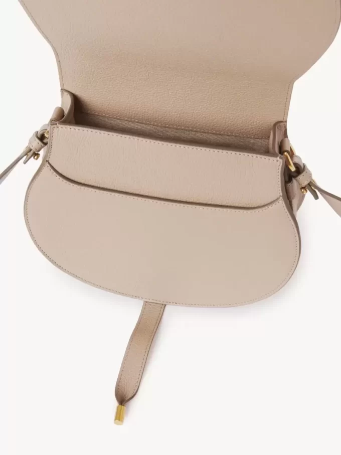 Borsa a sella Marcie in pelle granata Borsa a sella Marcie in pelle granata