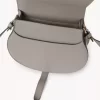Borsa a sella Marcie in pelle granata Borsa a sella Marcie in pelle granata