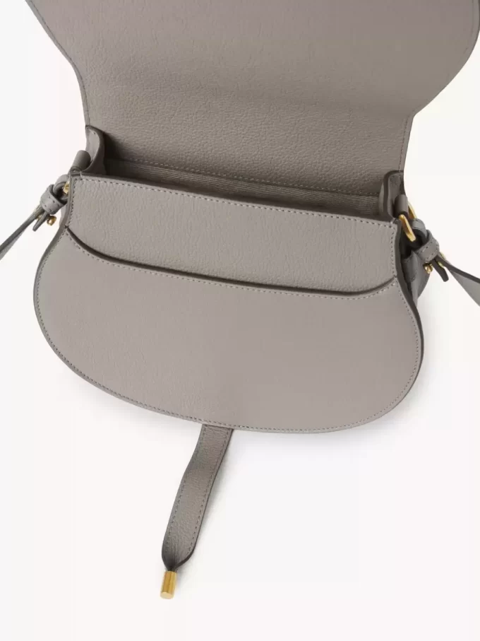 Borsa a sella Marcie in pelle granata Borsa a sella Marcie in pelle granata
