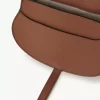 Borsa a sella Marcie in pelle granata Borsa a sella Marcie in pelle granata