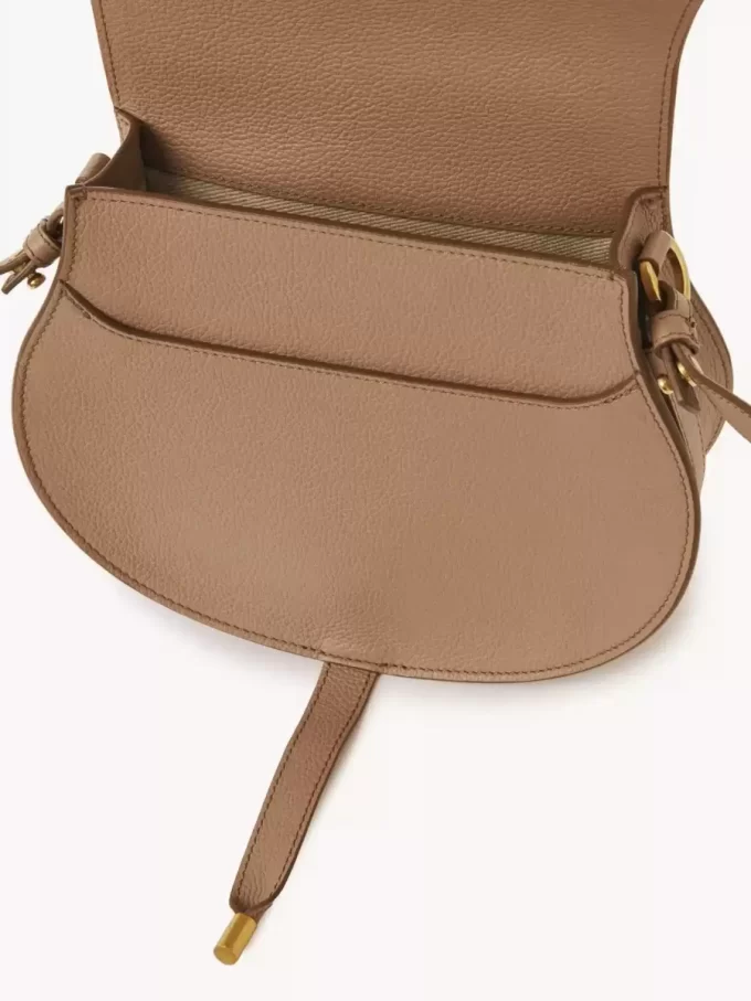 Borsa a sella Marcie in pelle granata Borsa a sella Marcie in pelle granata