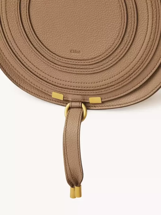 Borsa a sella Marcie in pelle granata Borsa a sella Marcie in pelle granata