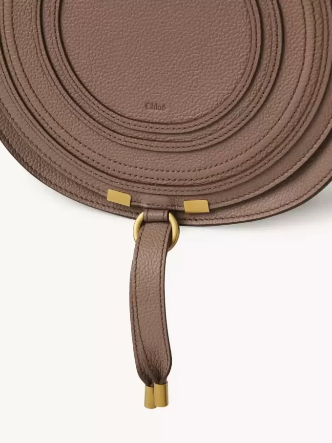 Borsa a sella Marcie in pelle granata Borsa a sella Marcie in pelle granata