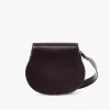Borsa a sella Marcie in pelle lucida Borsa a sella Marcie in pelle lucida