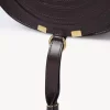 Borsa a sella Marcie in pelle lucida Borsa a sella Marcie in pelle lucida