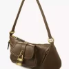 Borsa a tracolla 99 in pelle granata Borsa a tracolla 99 in pelle granata