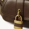 Borsa a tracolla 99 in pelle granata Borsa a tracolla 99 in pelle granata