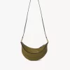 Borsa a tracolla Banana in pelle granata Borsa a tracolla Banana in pelle granata