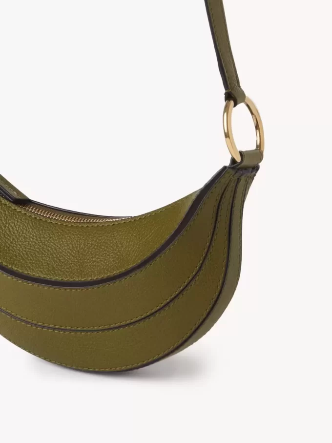 Borsa a tracolla Banana in pelle granata Borsa a tracolla Banana in pelle granata