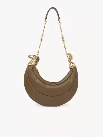 Borsa a tracolla Chain Horse in morbida pelle