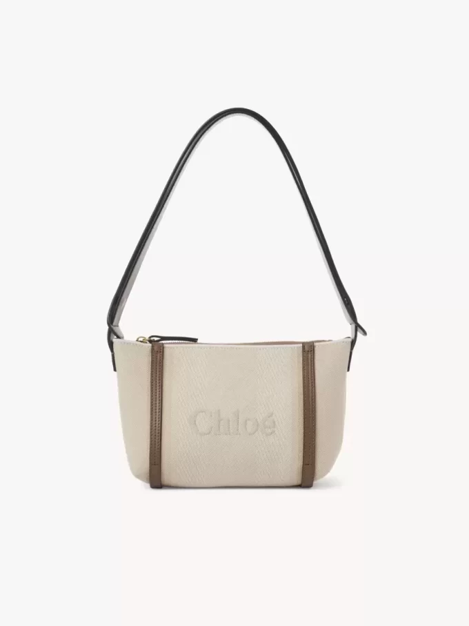 Borsa a tracolla Chloé Carry in tela Borsa a tracolla Chloé Carry in tela