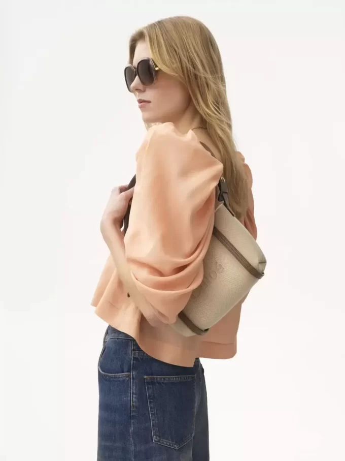 Borsa a tracolla Chloé Carry in tela Borsa a tracolla Chloé Carry in tela