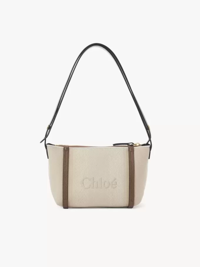 Borsa a tracolla Chloé Carry in tela Borsa a tracolla Chloé Carry in tela