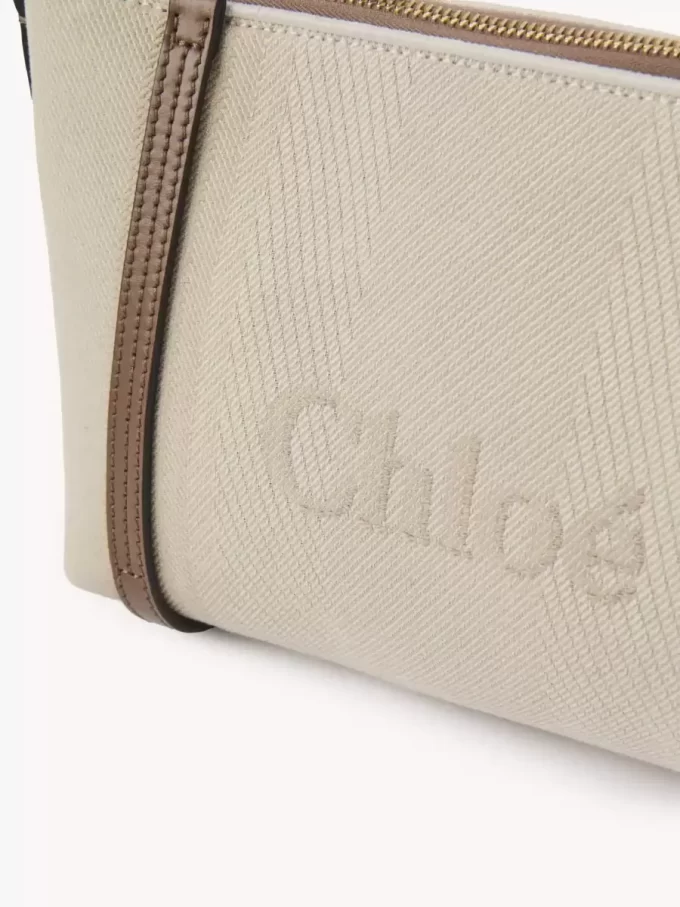 Borsa a tracolla Chloé Carry in tela Borsa a tracolla Chloé Carry in tela
