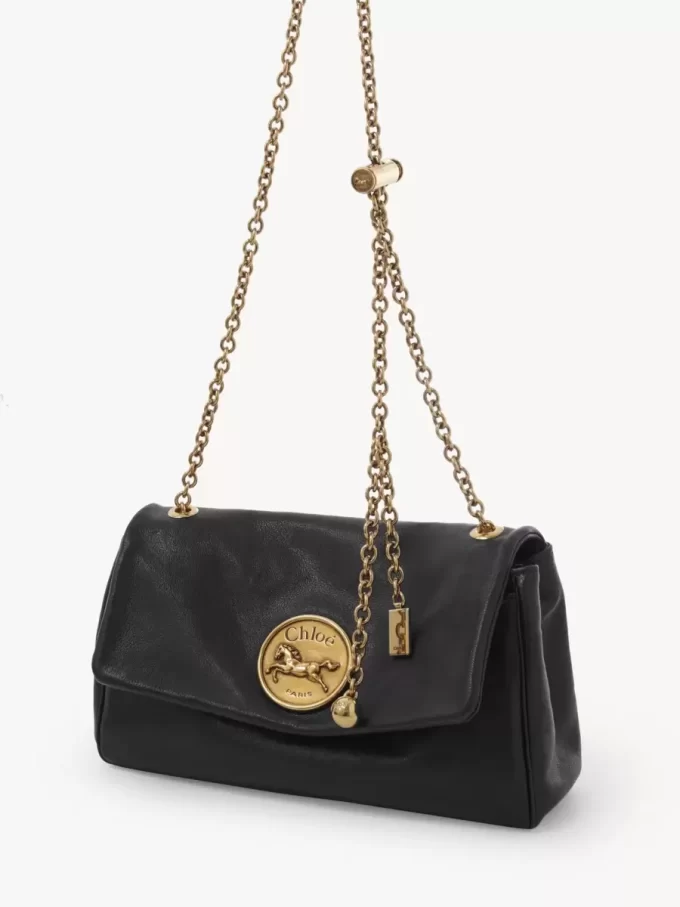 Borsa a tracolla Chloé Heritage in pelle martellata Borsa a tracolla Chloé Heritage in pelle martellata