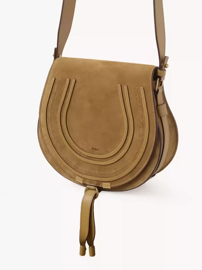 Borsa a tracolla Marcie in pelle scamosciata Borsa a tracolla Marcie in pelle scamosciata