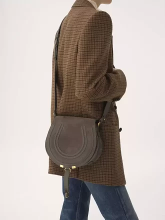 Borsa a tracolla Marcie in pelle scamosciata Borsa a tracolla Marcie in pelle scamosciata