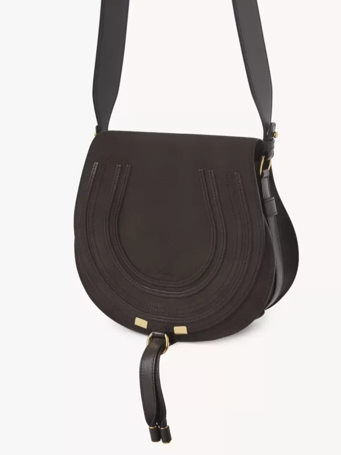 Borsa a tracolla Marcie in pelle scamosciata Borsa a tracolla Marcie in pelle scamosciata