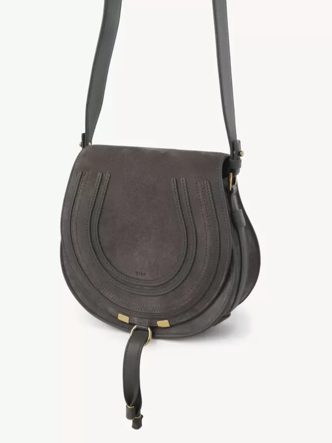 Borsa a tracolla Marcie in pelle scamosciata Borsa a tracolla Marcie in pelle scamosciata