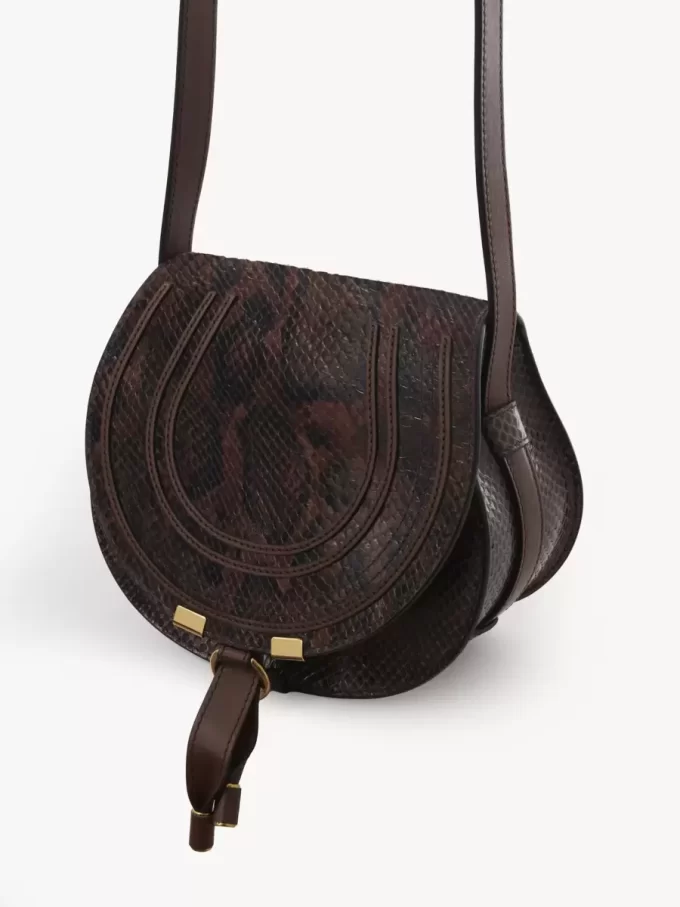 Borsa a tracolla Marcie piccola in pelle effetto pitone Borsa a tracolla Marcie piccola in pelle effetto pitone