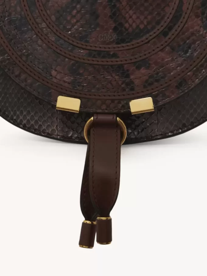 Borsa a tracolla Marcie piccola in pelle effetto pitone Borsa a tracolla Marcie piccola in pelle effetto pitone