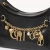 Borsa hobo Chloé Charms in pelle lucida Borsa hobo Chloé Charms in pelle lucida