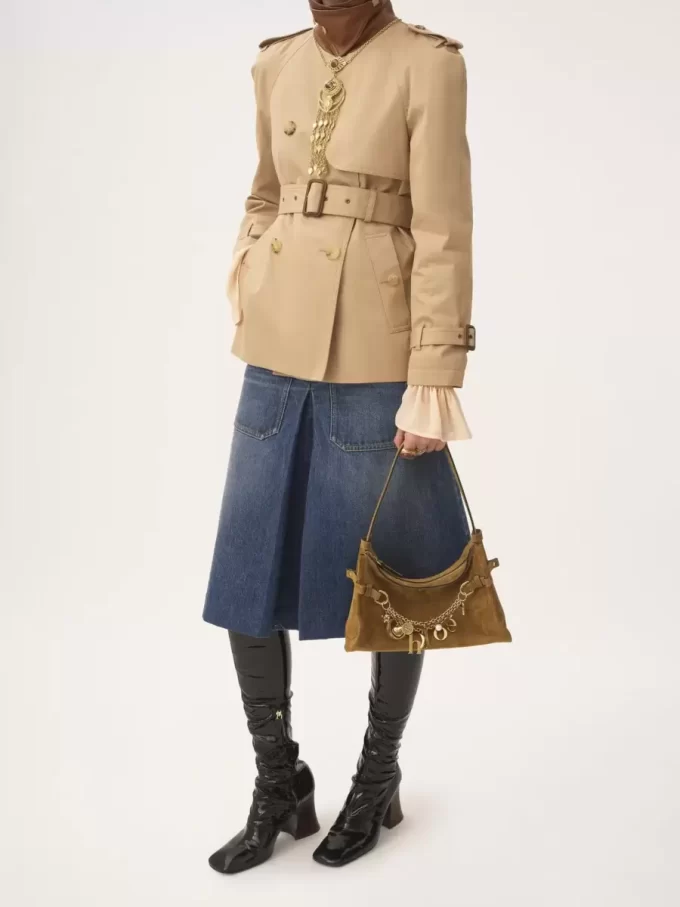 Borsa hobo Chloé Charms in pelle scamosciata Borsa hobo Chloé Charms in pelle scamosciata