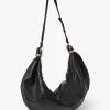 Borsa Hobo grande con bracciale in pelle martellata Borsa Hobo grande con bracciale in pelle martellata