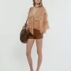 Borsa Hobo grande con bracciale in pelle martellata Borsa Hobo grande con bracciale in pelle martellata