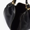 Borsa Hobo grande con bracciale in pelle martellata Borsa Hobo grande con bracciale in pelle martellata