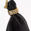 Borsa Hobo grande con bracciale in pelle martellata Borsa Hobo grande con bracciale in pelle martellata
