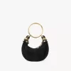 Borsa Hobo Mini Beaded Bracelet in pelle scamosciata Borsa Hobo Mini Beaded Bracelet in pelle scamosciata