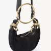 Borsa Hobo Mini Beaded Bracelet in pelle scamosciata Borsa Hobo Mini Beaded Bracelet in pelle scamosciata
