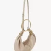 Borsa Hobo piccola con bracciale in pelle martellata Borsa Hobo piccola con bracciale in pelle martellata