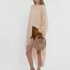 Borsa Hobo piccola con bracciale in pelle martellata Borsa Hobo piccola con bracciale in pelle martellata