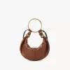 Borsa Hobo piccola con bracciale in pelle martellata Borsa Hobo piccola con bracciale in pelle martellata